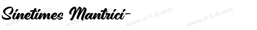 Sinetimes Mantrici字体转换